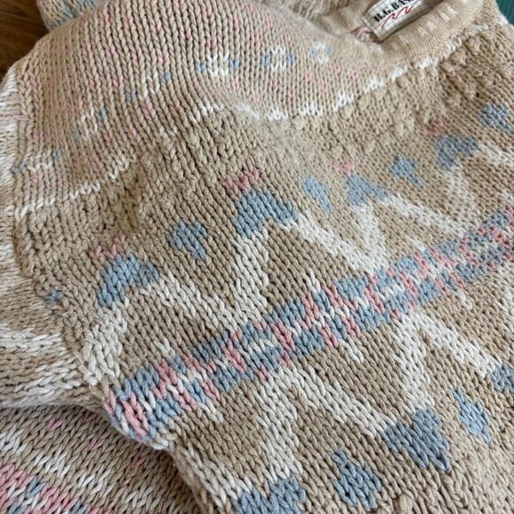 GRANDMACORE VINTAGE B.G. Basics Sweater – Pastel Y2K Oversized – M - Picture 5 of 5